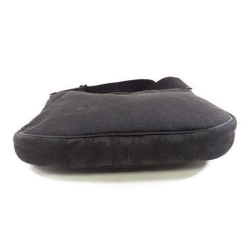 GUCCI GG SHW Shoulder Bag 122790 Canvas Black