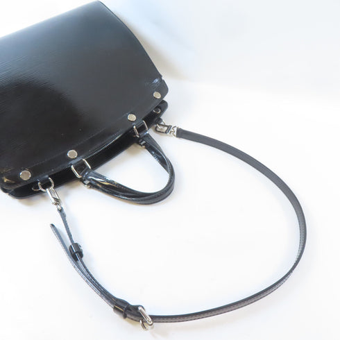 LOUIS VUITTON LV SHW Brea MM 2 Way Shoulder Handbag M40328 Epi Black