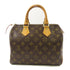 LOUIS VUITTON LV GHW Speedy 25 Hand Bag M41528 Monogram Brown v1