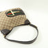GUCCI GG GHW Horsebit Bag Shoulder Bag Canvas Brown