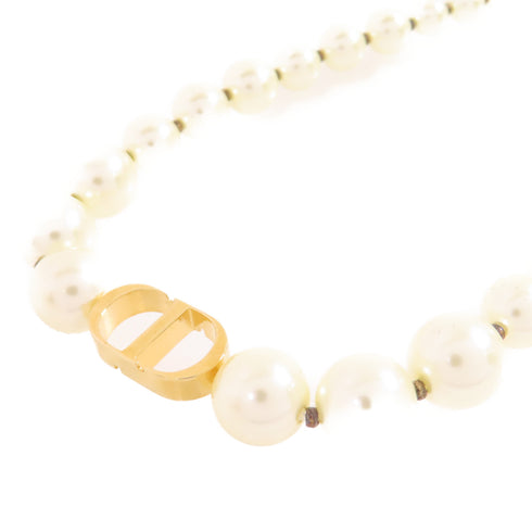 Christian Dior CD GWH Necklace Metal PVC