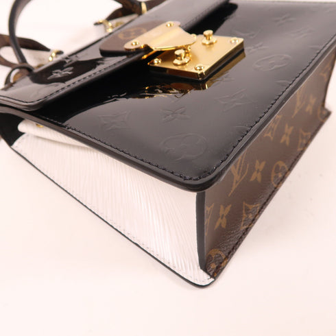 LOUIS VUITTON LV GHW Spring Street 2 Way Shoulder Bag M90375 Monogram Epi Vernis