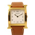 HERMES Heure H Quartz Watch HH1501.131 Swift Leather Gold