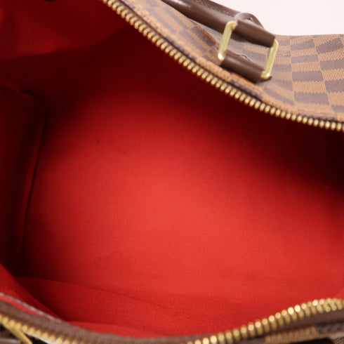 LOUIS VUITTON LV GHW Speedy 35 Handbag N41523 Damier Brown v1