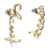 CHANEL CC Coco Earrings Metal Gold