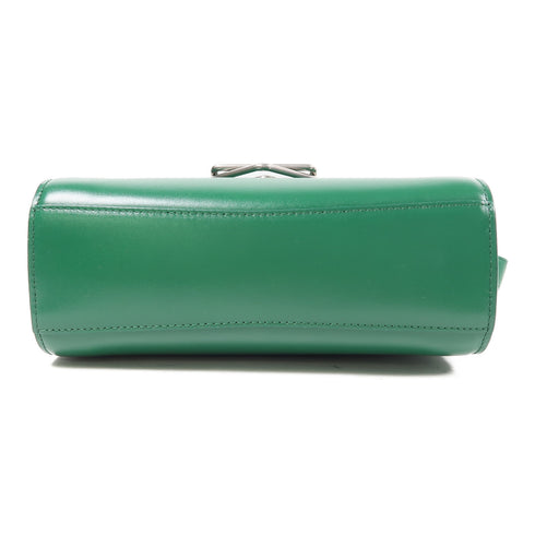 BOTTEGA VENETA BV SHW The Clip Shoulder Bag Calfskin Leather Green