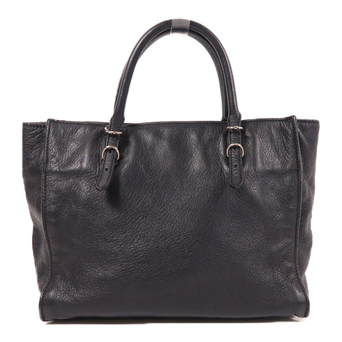 BALENCIAGA SHW Papier Mini 2 Way Bag 305572 Lambskin Leather Black