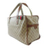 GUCCI GG SHW Boston Bag Travelling Bag 211133 Coated Canvas Gray