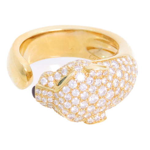 CARTIER Panthere de Cartier Diamond Ring Cartier#54 US#6.75 N4225000 18K YG