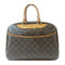 LOUIS VUITTON LV GHW Deauville GM Handbag M47270 Monogram Brown v2