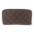 LOUIS VUITTON LV GHW Zippy Wallet M42616 Monogram Brown