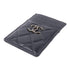 CHANEL CC GHW Card Case Lambskin Leather Black
