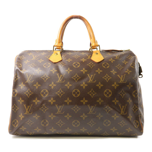 LOUIS VUITTON LV GHW Speedy 35 Handbag M41524 Monogram Brown