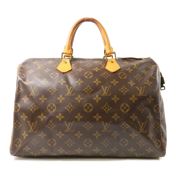 LOUIS VUITTON LV GHW Speedy 35 Handbag M41524 Monogram Brown