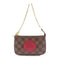 LOUIS VUITTON LV GHW Mini Pochette Accessories Chain Bag N58011 Damier Ebene