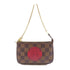 LOUIS VUITTON LV GHW Mini Pochette Accessories Chain Bag N58011 Damier Ebene