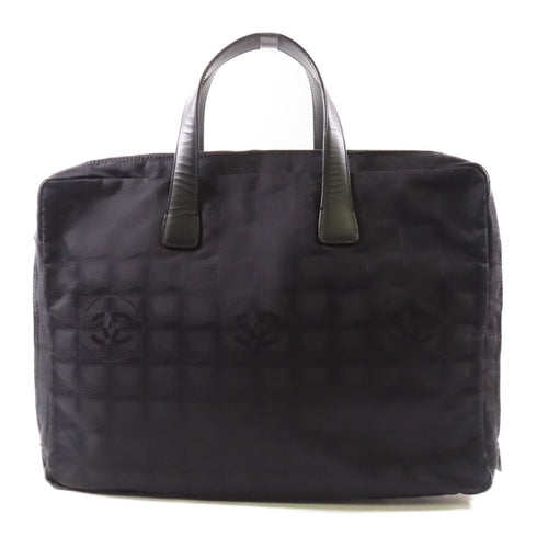 CHANEL CC GHW Handbag Canvas Black