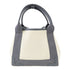 BALENCIAGA SHW Cabas Shoulder Tote Bag XS Canvas Grey/White