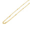 CHANEL CC Necklace Metal Gold/White