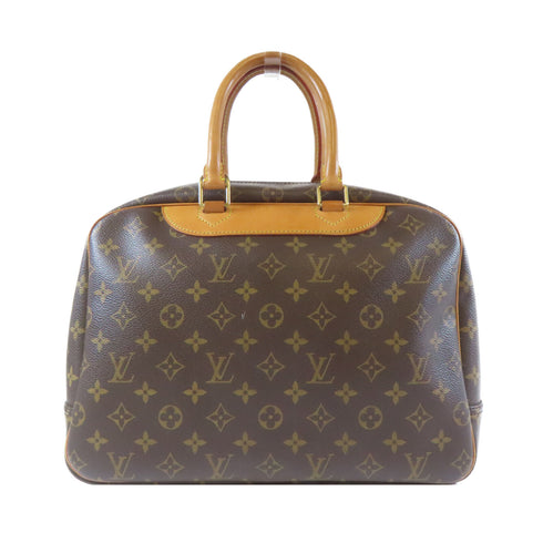 LOUIS VUITTON LV GHW Deauville GM Handbag M47270 Monogram Brown v1