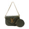 LOUIS VUITTON LV GHW New Wave Multi-Pochette Shoulder Bag M56471 Calfskin Green