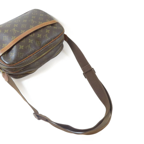 LOUIS VUITTON LV GHW Reporter PM Shoulder Crossbody Bag M45254 Monogram Brown