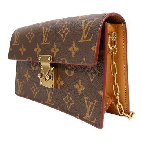 LOUIS VUITTON LV GHW Wallet Waist Bag M68549 Monogram Brown