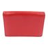 BVLGARI Card Case Calfskin Leather Red