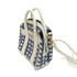 MARC BY MARC JACOBS GHW Chain Shoulder Bag 2Way Calfskin Leather Blue/White