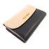 Miu Miu GHW Trifold Wallet 5ML225 Calfskin Leather Black Beige