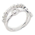 HERMES Chaine d'Ancre Chaos Fancy Ring 18K White Gold #51 #US5.75