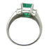 FINE JEWELRY 1.95ct Emerald 0.41ct Diamond Ring PT900 Platinum US#6