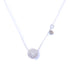 Fine Jewelry 0.10ct Diamond Necklace Accessories 18K White Gold
