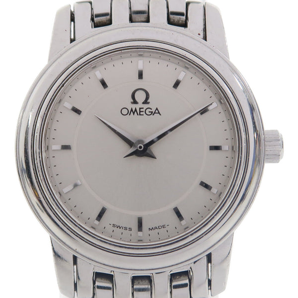 OMEGA De Ville Quartz Watch 45703100 Stainless Steel Silver