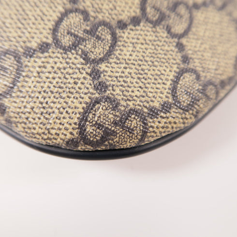 GUCCI GG SHW Waist Bag 233269 Coated Canvas Navy/Beige