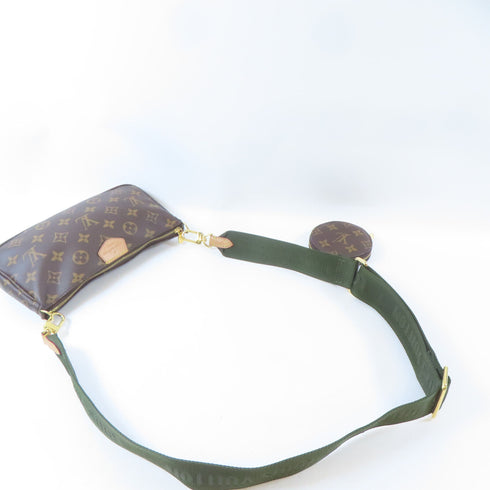 LOUIS VUITTON LV GHW Multi Pochette Accessoires 2 Way Bag M44813 Monogram Brown v2