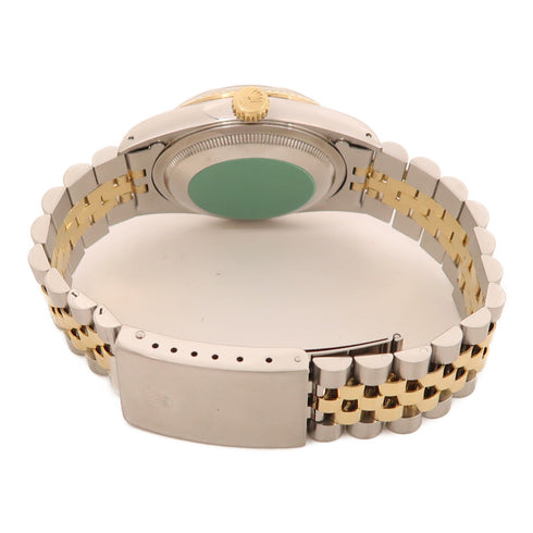 ROLEX Datejust Automatic Watch 16233G 18K Yellow Gold/Stainless Steel White