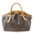 LOUIS VUITTON LV GHW Tivoli GM Shoulder Handbag M40144 Monogram Brown