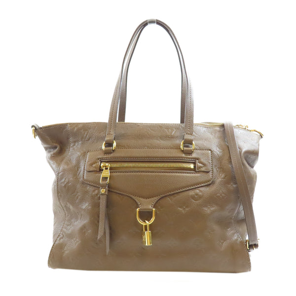 LOUIS VUITTON LV GHW Lumineuse PM 2 Way Bag M94170 Monogram Empreinte Brown