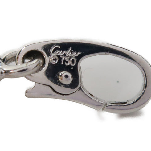 CARTIER Four Leaf Clover Charm 18K White Pink Gold