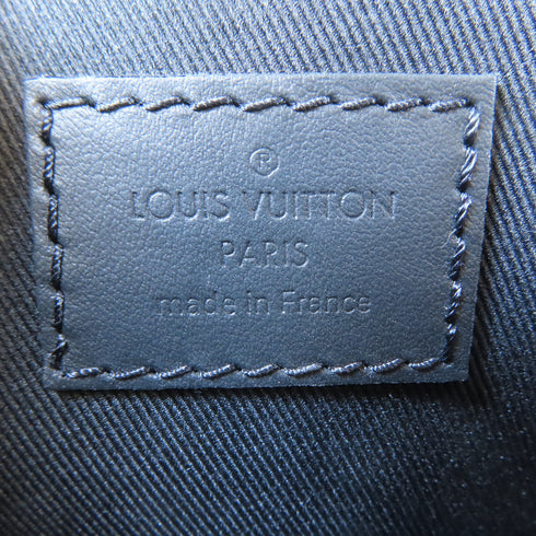 LOUIS VUITTON LV Vertical Trunk Shoulder Bag M82070 Monogram Taurillon Black