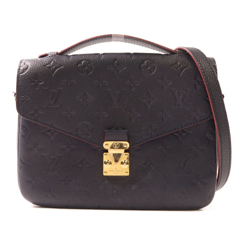 LOUIS VUITTON LV GHW Pochette Metis 2 Way Shoulder Bag M44071 Monogram Empreinte
