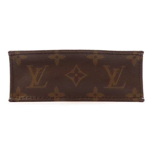 LOUIS VUITTON LV Petit Sac Plat 2 Way Shoulder Bag Handbag M69442 Monogram Brown v1