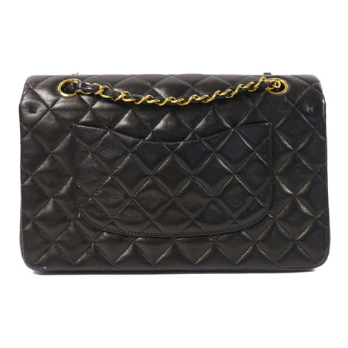 CHANEL Quilted CC GHW Classic 25 Chain Shoulder Bag A01112 Lambskin Black v1
