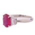 FINE JEWELRY 1.86ct Ruby 0.43ct Diamond Ring US#5.75 PT900 Platinum