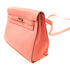 HERMES PHW Kelly Dance Shoulder Bag Evercolor Leather Rose D'ete Pink