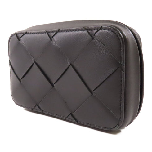 BOTTEGA VENETA BV Handbag Pouch Calfskin Leather Black