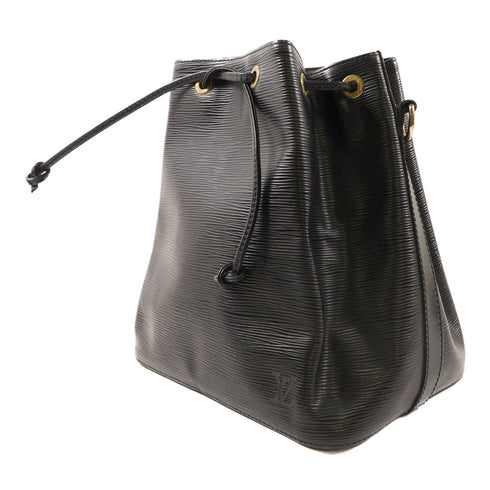 LOUIS VUITTON LV GHW Noe Shoulder Bag M40842 Calfskin Leather Black