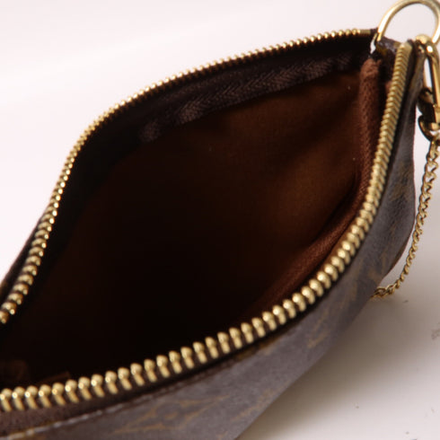 LOUIS VUITTON LV GHW Pochette Accessories Hand Bag Monogram M58009 Brown