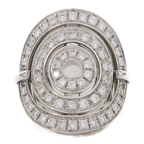 BVLGARI Astrale Diamond Ring 18K White Gold US#5.5